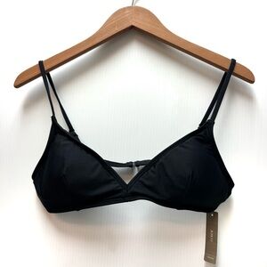 J. Crew French Elegant Black Bikini Top